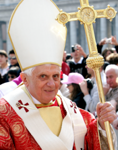 the world's honorary creepy-looking uncle, Joey Ratzinger.